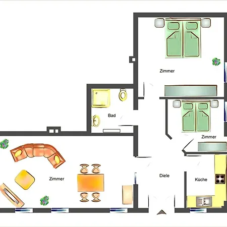 Hohe Buchen 2 Apartment *